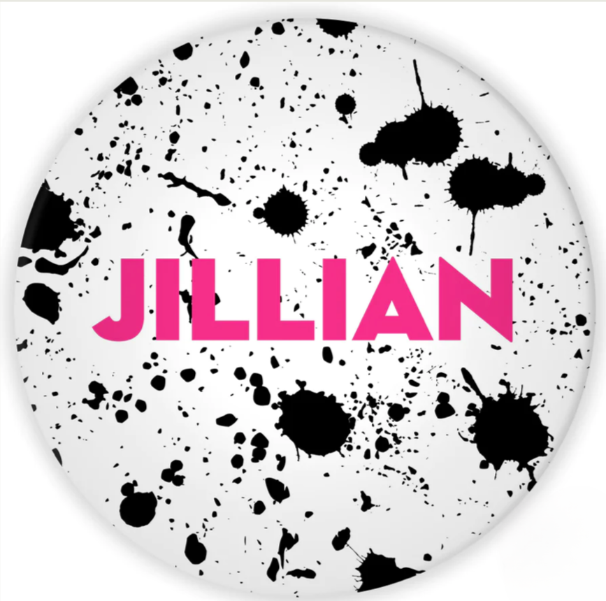 SPLATTER PERSONALIZED PLATE
