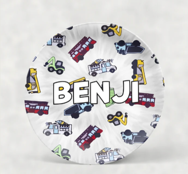 MINI TRUCKS PERSONALIZED PLATE