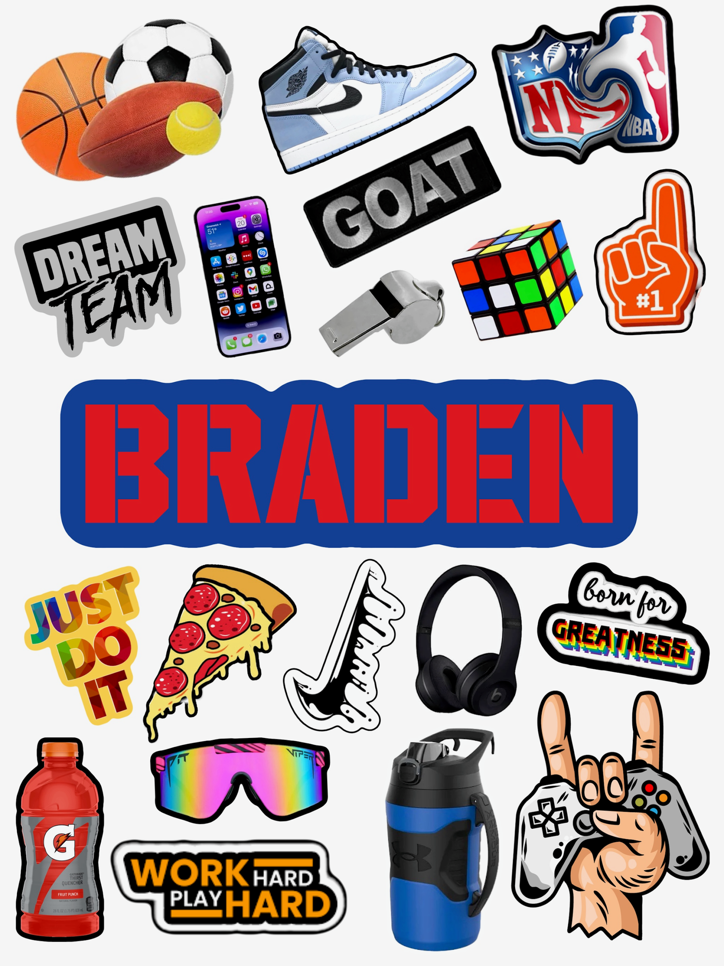 Sticker Sheet (Pre-Designed)