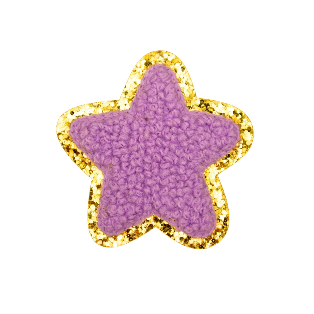 Gold Edge Purple Star Patch