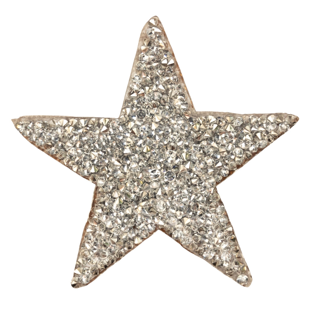Large Glitter Star Patch