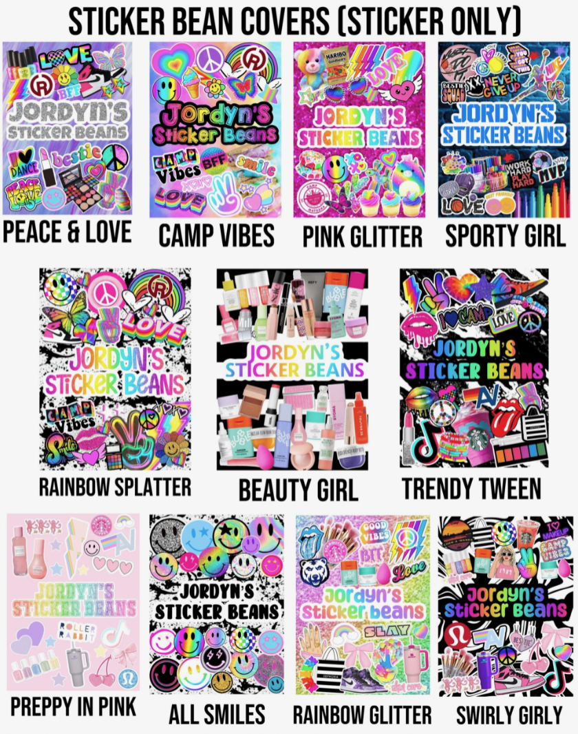 Sticker Bean Cover Sticker Only