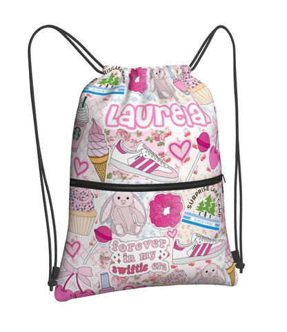 Drawstring Bag With Zipper