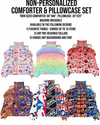 Comforter & Pillow Case Set