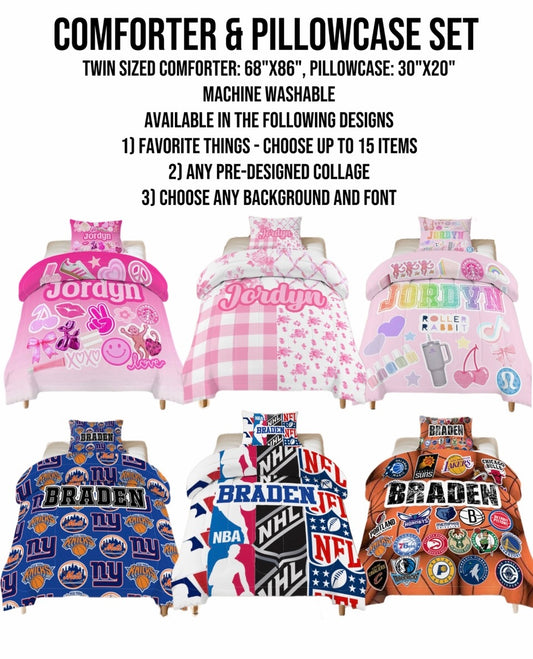 Comforter & Pillow Case Set