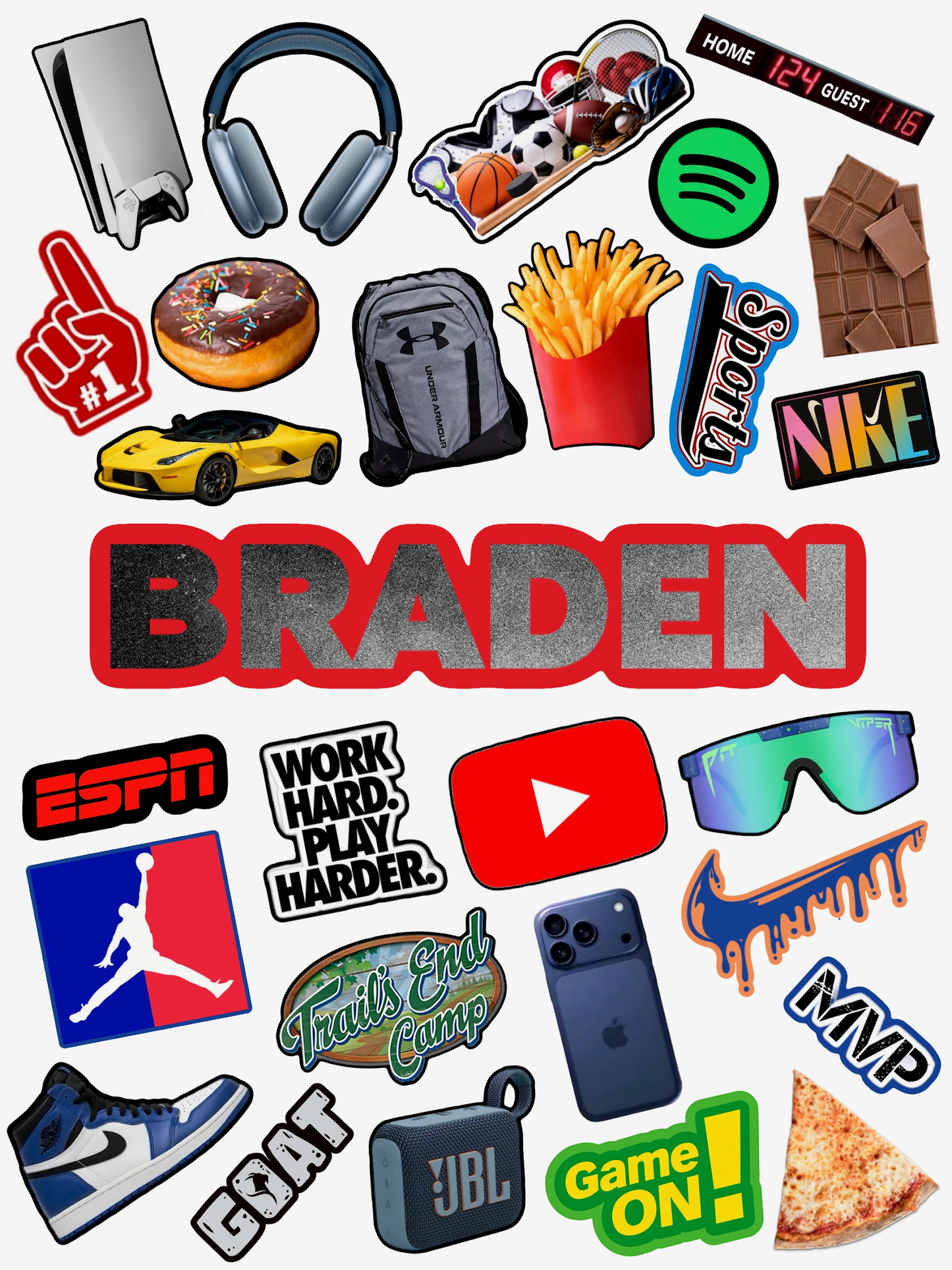 Sticker Sheet (Pre-Designed)