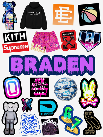 Sticker Sheet (Pre-Designed)