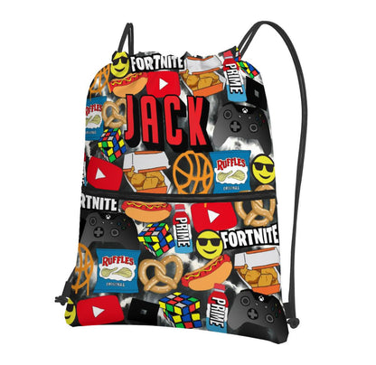 Drawstring Bag With Zipper