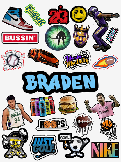 Sticker Sheet (Pre-Designed)