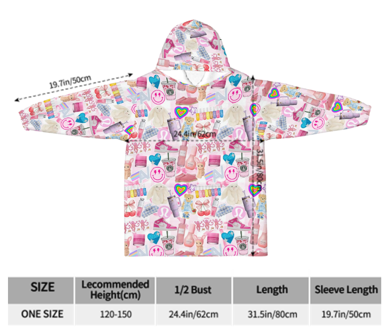 Blanket Hoodie ( kids size )