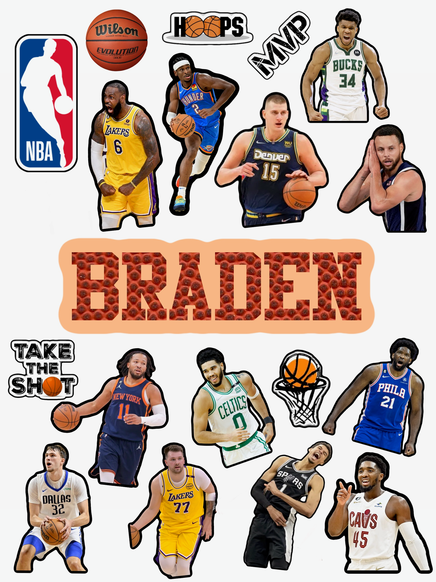 Sticker Sheet (Pre-Designed)