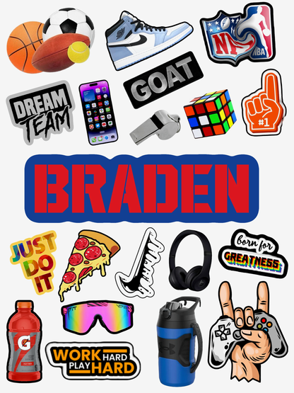 Sticker Sheet (Pre-Designed)