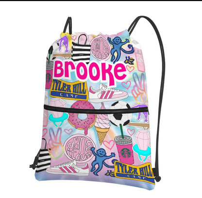 Drawstring Bag With Zipper