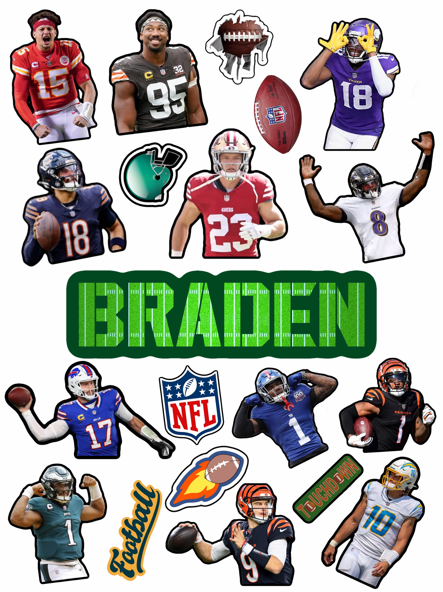 Sticker Sheet (Pre-Designed)