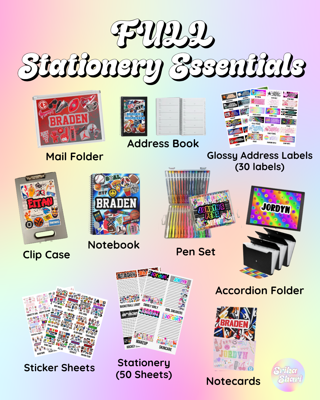 Full Stationery Essentials