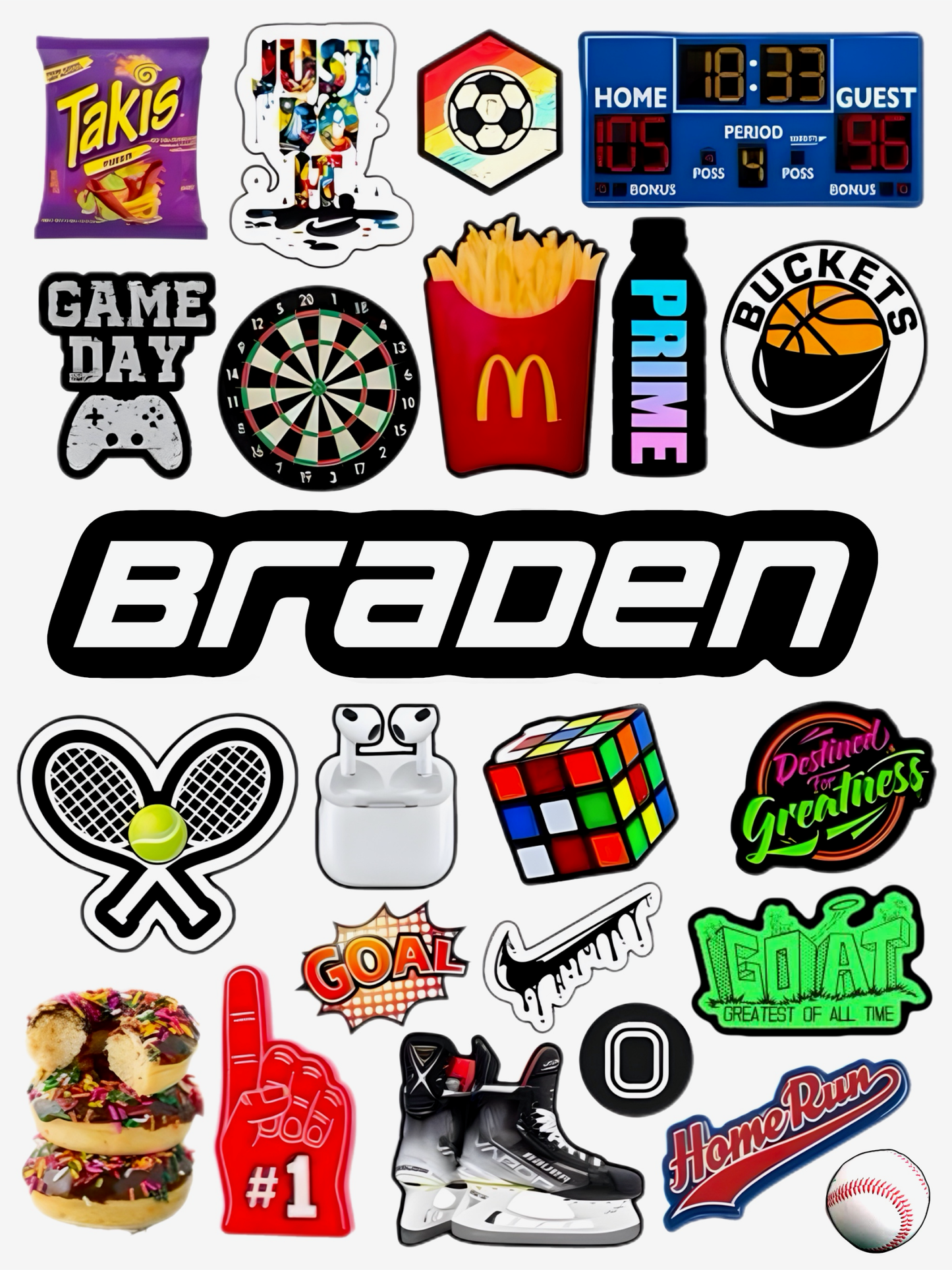 Sticker Sheet (Pre-Designed)