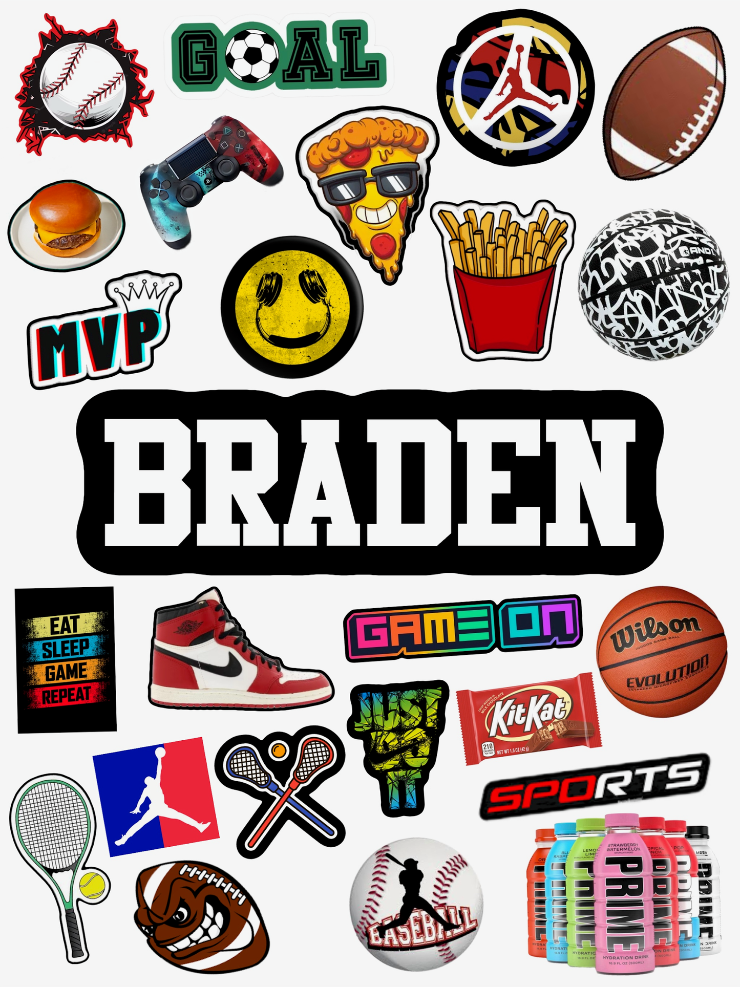 Sticker Sheet (Pre-Designed)