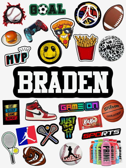 Sticker Sheet (Pre-Designed)