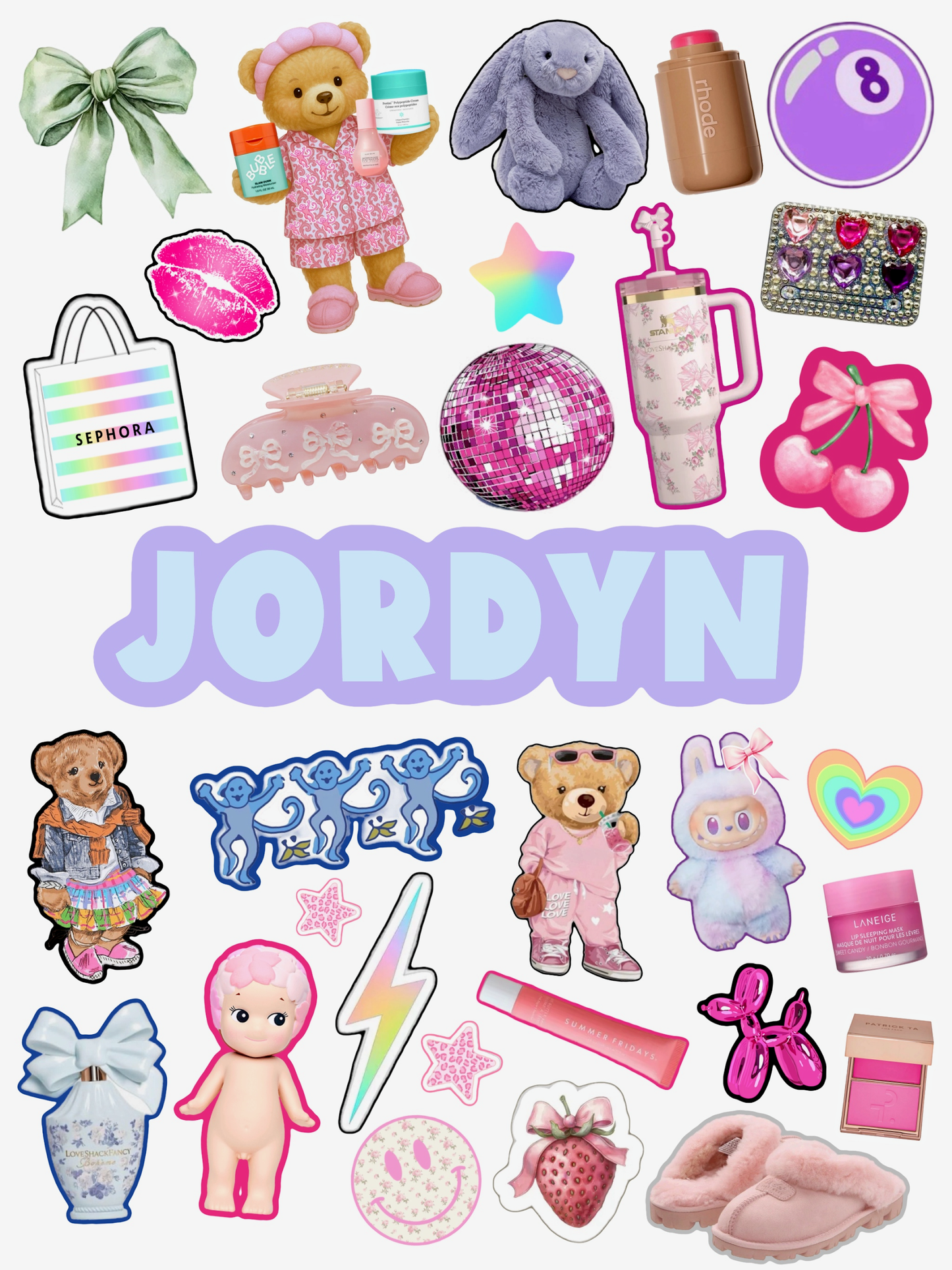 Sticker Sheet (Pre-Designed)