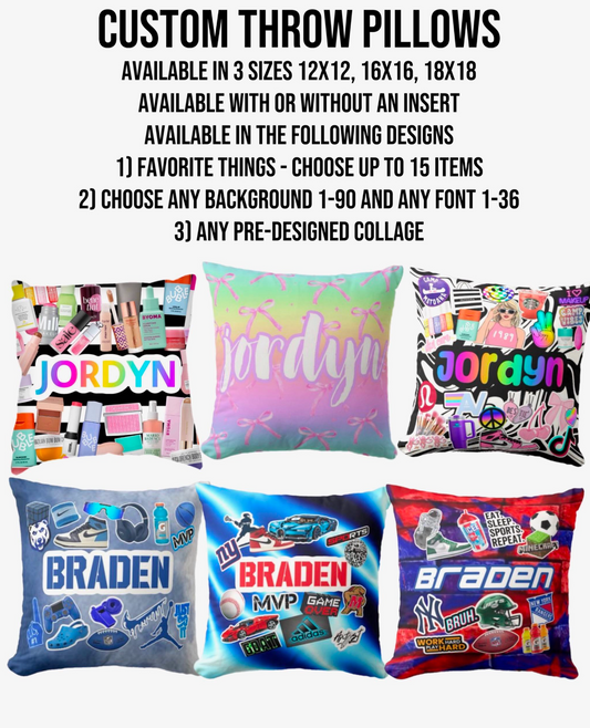16"x16" Pillow - No Insert