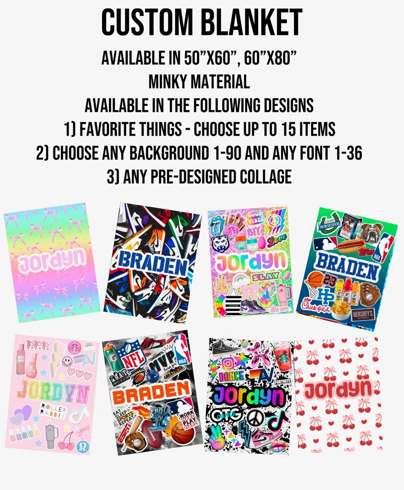 Minky Bedding Bundle