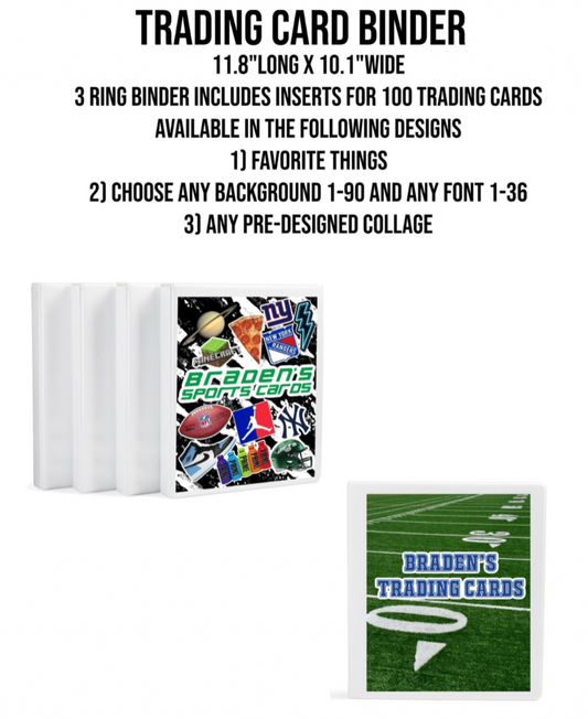 Trading Card Binder