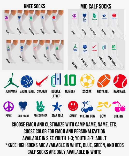 Mid Calf Socks